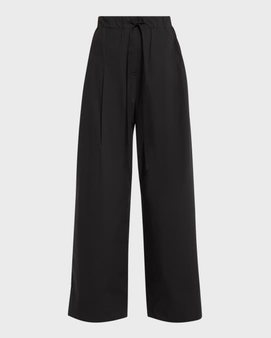 Sashiko Wide Leg Pants - Black – FRIED RICE SHOP