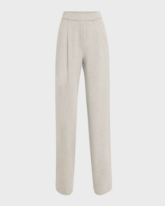 Hartia Pleated Wide-Leg Sweatpants