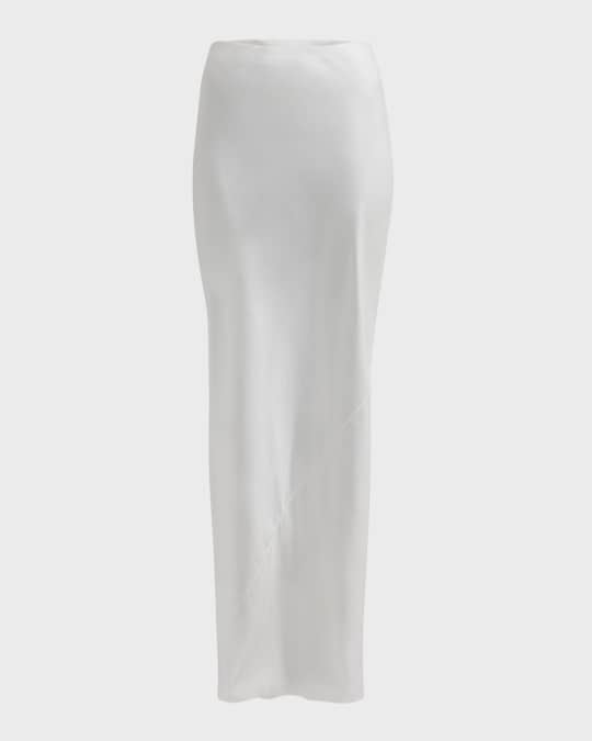 Greta Satin Maxi Skirt Neiman Marcus