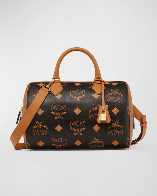[MCM]★Ella Lauretos Boston Bag Small Ella Boston Bag in Lauretos Cognac | MCM ®US