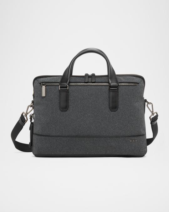 TUMI Sycamore Slim Heathered Briefcase | Neiman Marcus