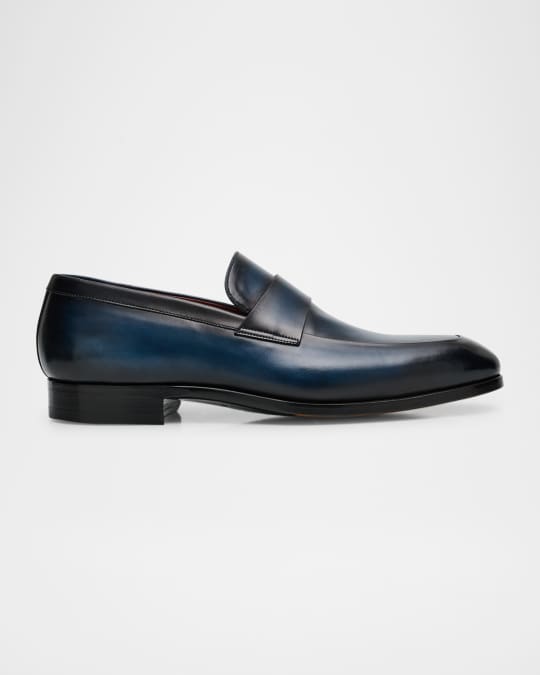 Men's Athena Leather Penny Loafers