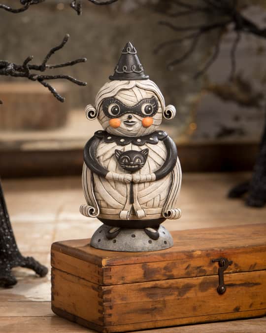 Bethany Lowe Grinning Mumma Mia Spooks Jar Halloween Decor Neiman Marcus