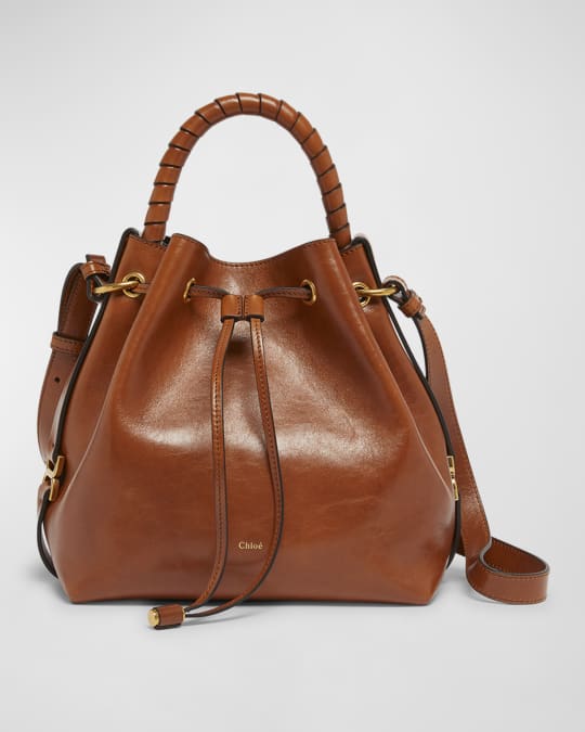 【CHLOE】MARCIE BUCKET BAG Chloe Marcie Bucket Bag in Shiny Calfskin | Neiman Marcus