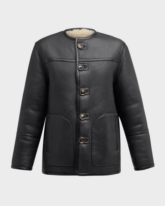 Veronica Beard Anya Reversible Shearling Coat Neiman Marcus