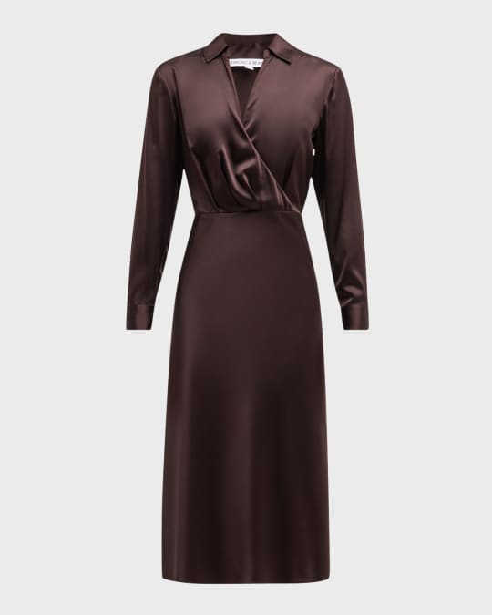 Otis Long-Sleeve Midi Dress