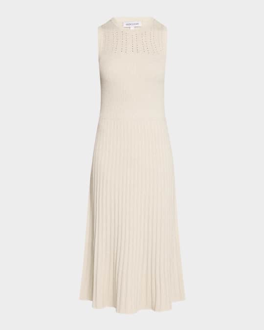 Nami Sleeveless Metallic Knit Midi Dress