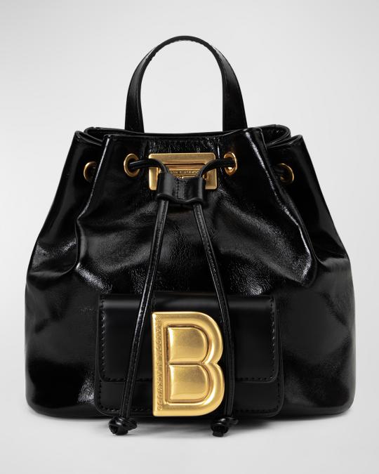 Brandon Blackwood Midori Drawstring Leather Backpack  display picture 1