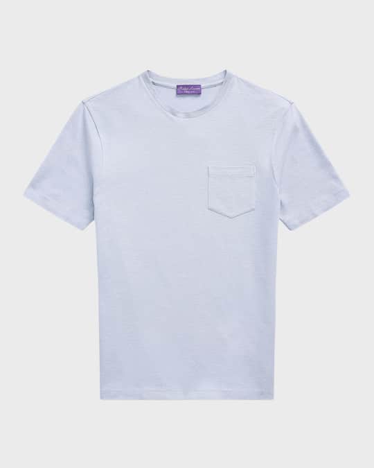 Ralph Lauren PURPLE LABEL Tシャツ Ralph Lauren Purple Label Men's Linen-Cotton Piqué Pocket T
