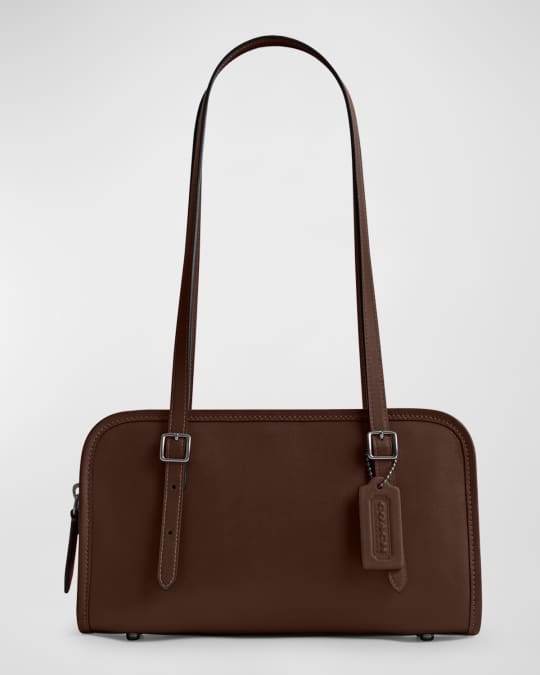 Coach Swing Zip Leather Shoulder Bag | Neiman Marcus