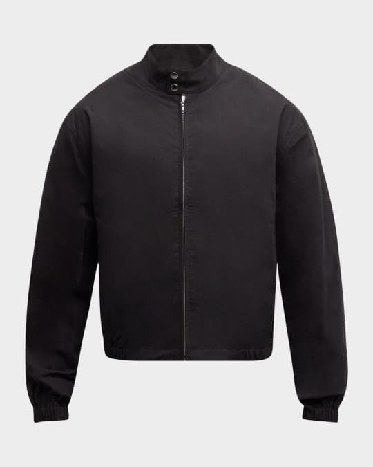 Men's Solid Harrington Jacket