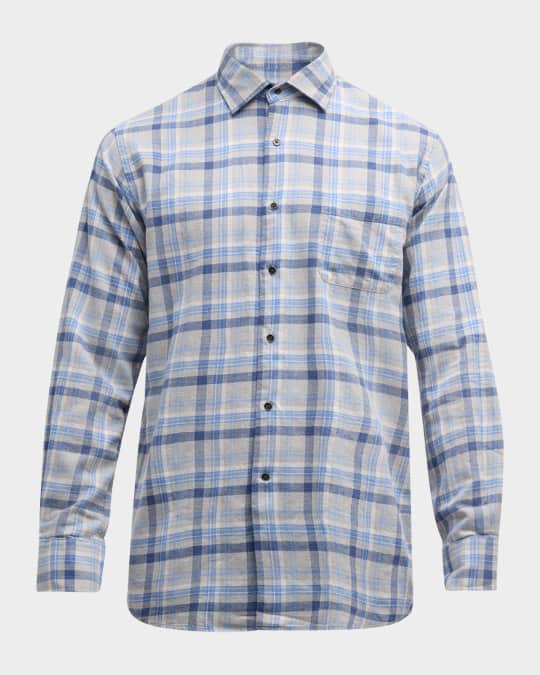 Men's Sherbrooke Cotton Plaid Sport Shirt
