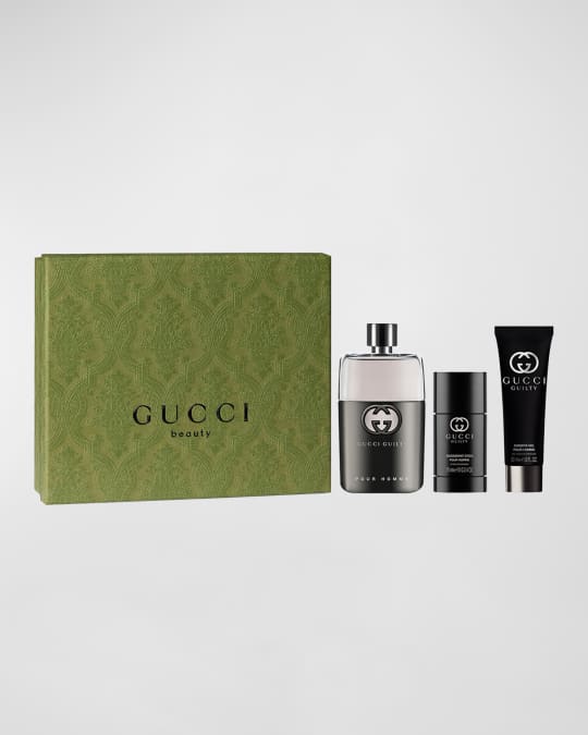 Gucci Gucci Men s 3 Piece Guilty Eau de Toilette Spring Gift Set Neiman Marcus