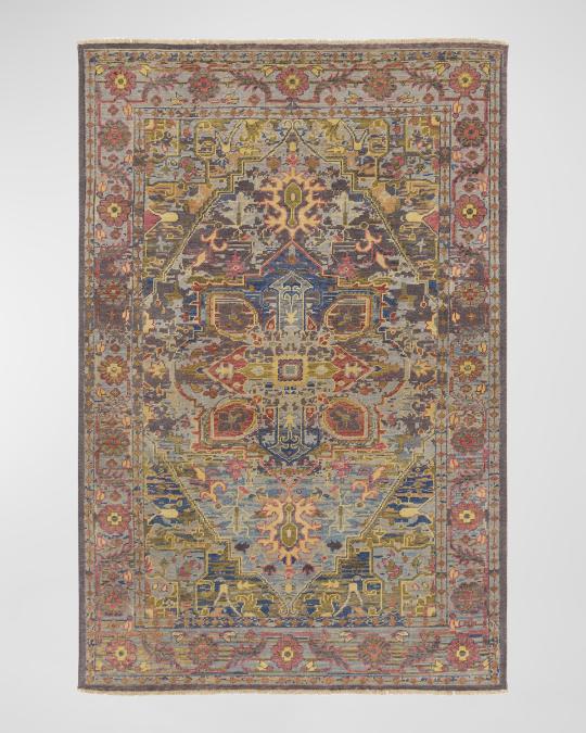 Surya Rugs Cappadocia Sage Hand-Knotted Rug, 6' x 9' | Neiman Marcus