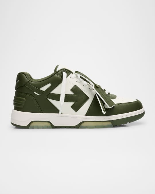 Off-White Men's Out Of Office Leather Low-Top Sneakers