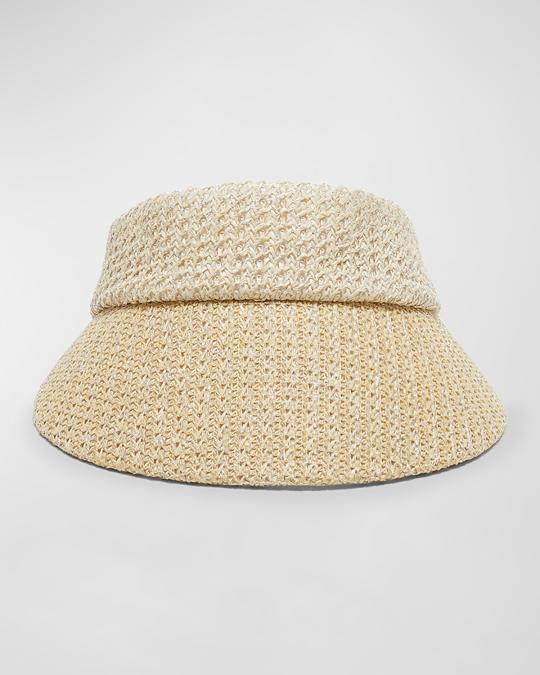 Eugenia Kim Micky Woven Visor | Neiman Marcus display picture 1