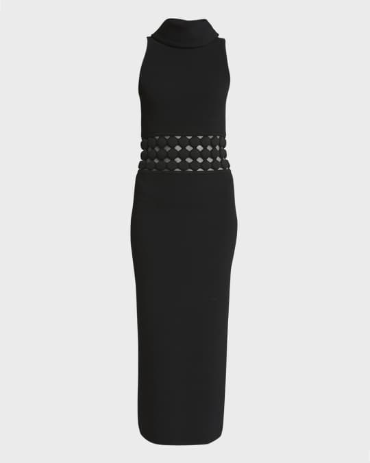 ALAIA★hooded ribbed knit dress ALAÏA Hooded ribbed-knit midi dress | NET-A-PORTER