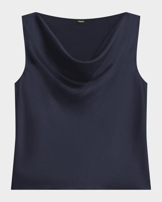 Crushed 'Geo' Crew Neck with Roll-Up Sleeve main image 1