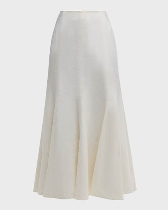 Gabriela Hearst Amy Linen-Blend Maxi Skirt Neiman Marcus