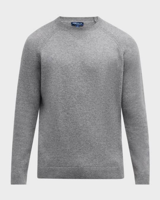 Men's Briard Wool and Cashmere Crewneck Sweater