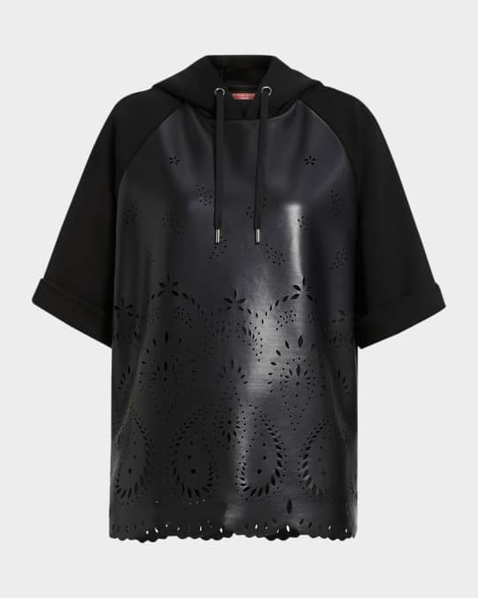Plus Size Addobbo Hooded Cutout Top