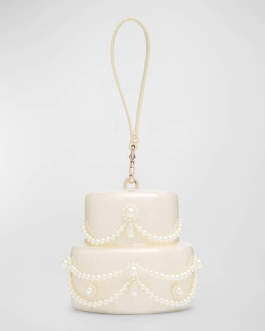 Simone Rocha Pearly Beaded Cake Crossbody Bag Neiman Marcus