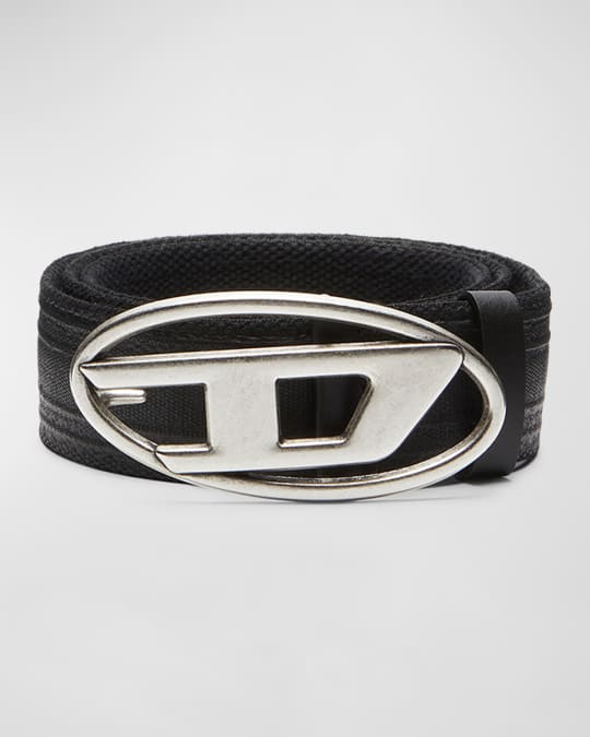 Diesel Men s B 1DR Tape Waxed Cotton Belt Neiman Marcus