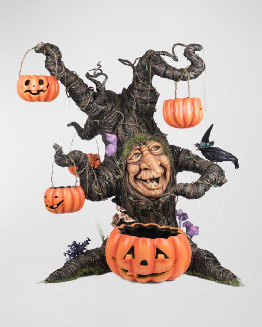 Katherine's Collection Witching Willow Tree with Jack-O-Lanterns ...