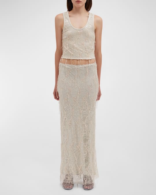 Christopher Esber Encased Beaded Ivy Disconnect Tank Dress | Neiman Marcus