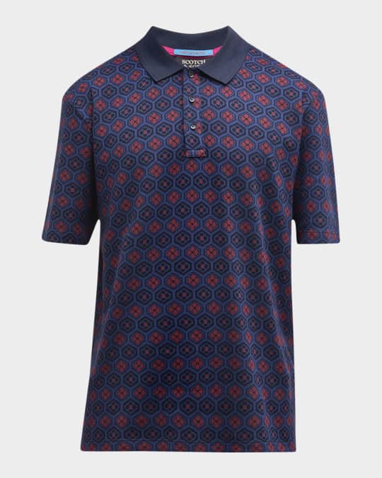 Men's Jacquard Polo Shirt