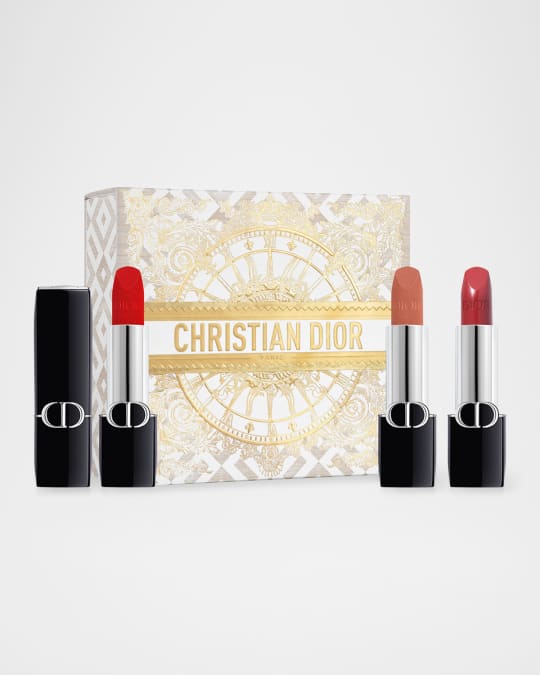 Christian Dior Rouge Dior 口紅ミニサイズセット DIOR Limited Edition Rouge Dior Mini Lipstick Holiday Gift