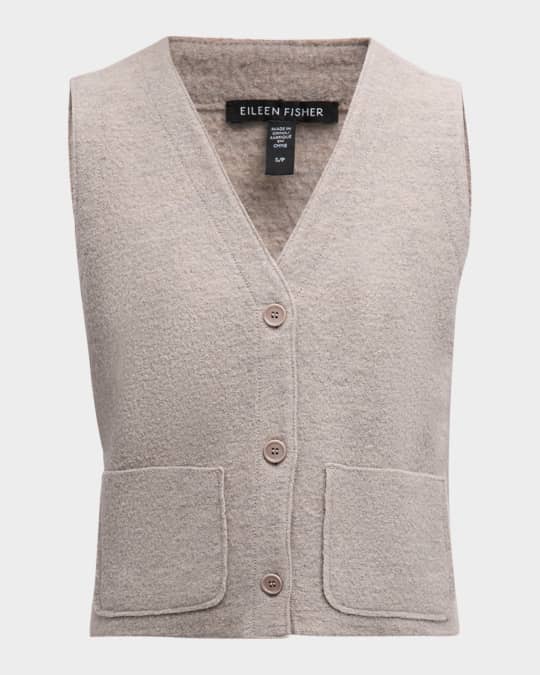 Lightweight Boiled Wool Vest