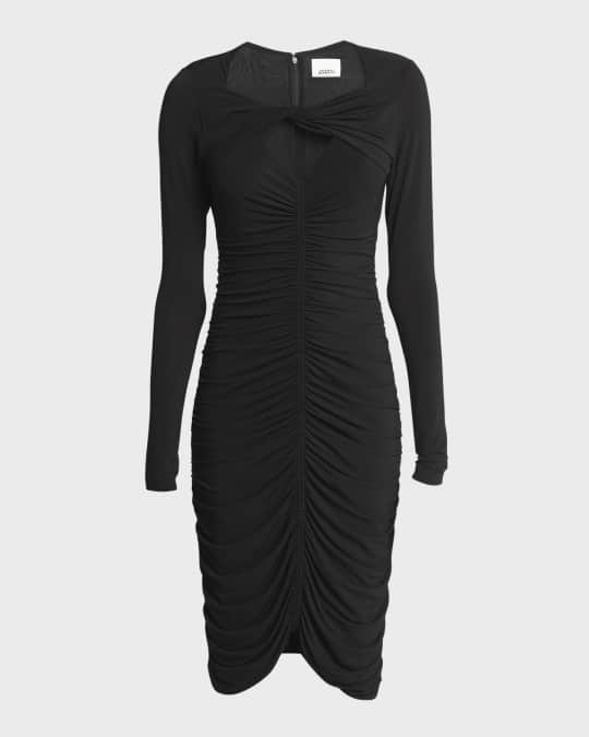 knee length dresses for ladies ISEA DRESS Woman black and ecru main image 1
