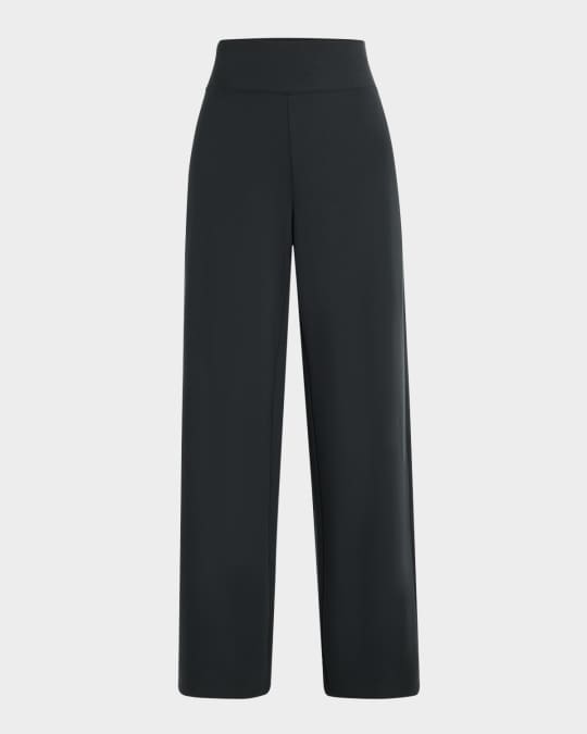 Wide-Leg Flex Ponte Pants