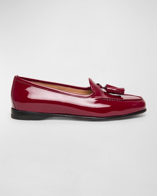 Santoni Andrea Patent Tassel Loafers | Neiman Marcus display picture 2