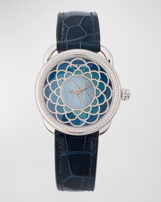 Hermes Arceau H Deco Watch, 34mm | Neiman Marcus