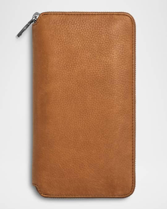 Men's Leather Zip Wallet