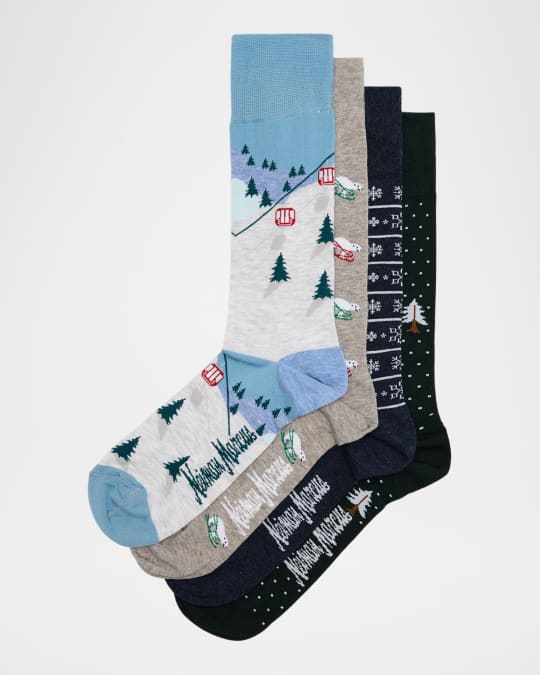 Men's Ski Box 4-Pack Crew Socks