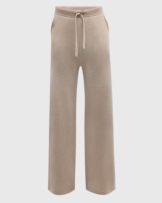 Cashmere Straight-Leg Knit Pants