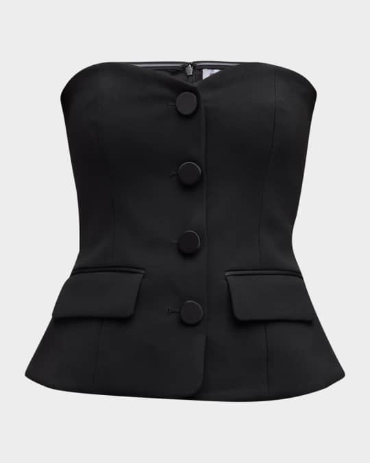 Arlette Fitted Bustier Top