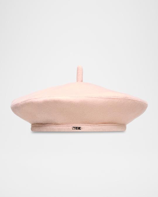 Eugenia Kim Carter Blush Cashmere Beret | Neiman Marcus display picture 3