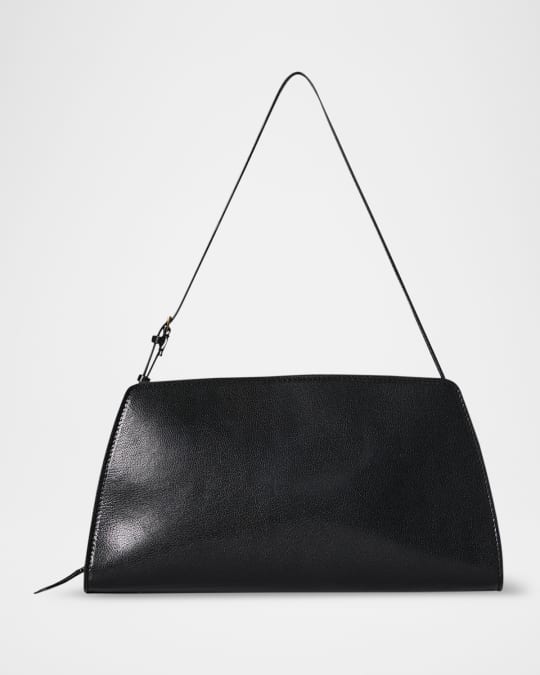 THE ROW Dalia Baguette in Shiny Kid Leather | Neiman Marcus