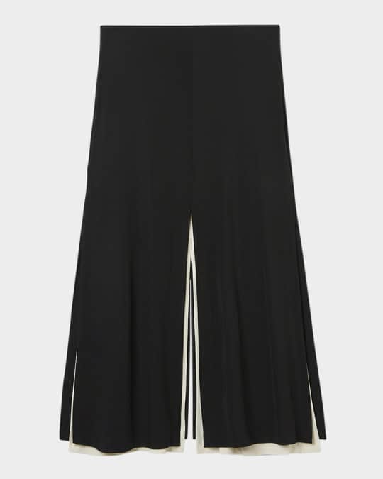 Incise Multi-Slit Midi SKirt