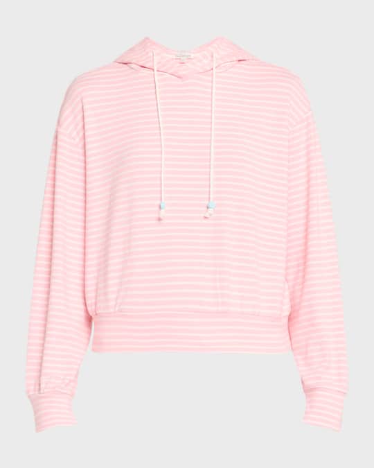 Happy Days Striped Hooded Sweatshirt