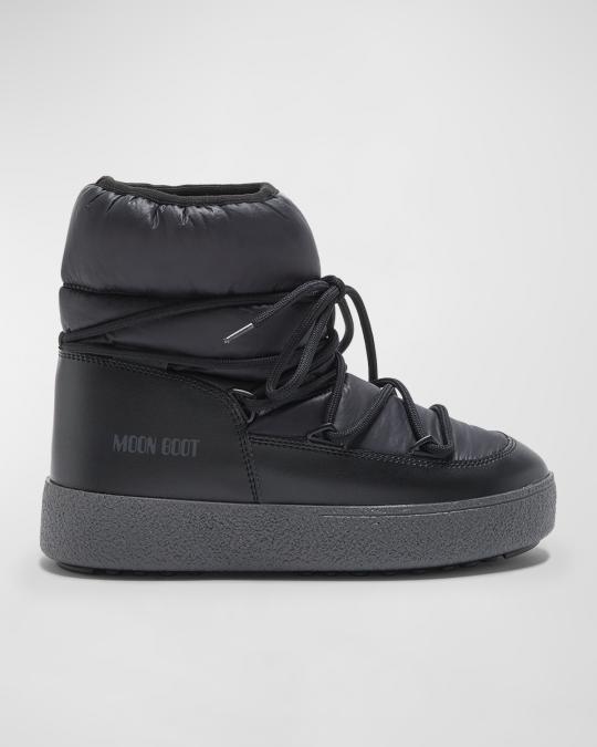 Moon Boot Track Nylon Lace-Up Snow Boots | Neiman Marcus