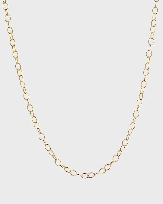 Syna 18k Yellow Gold Oval-Link Chain Necklace | Neiman Marcus