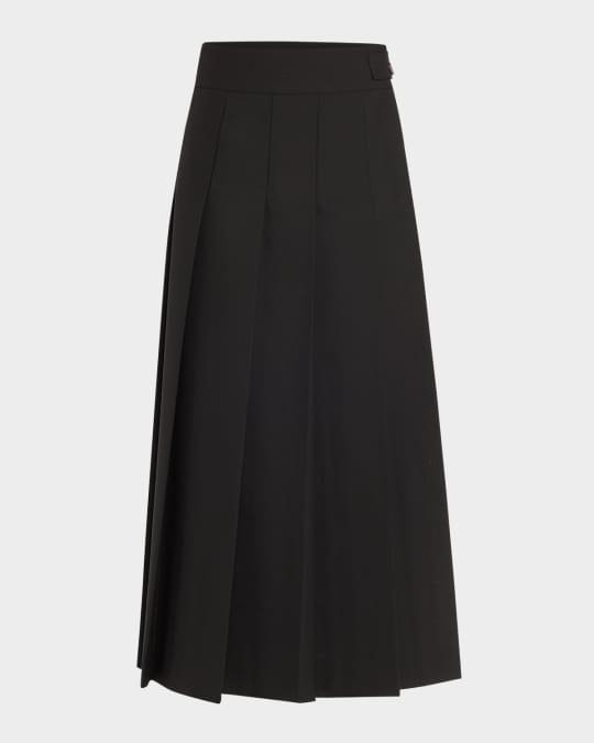 Plisse Wrap Skirt