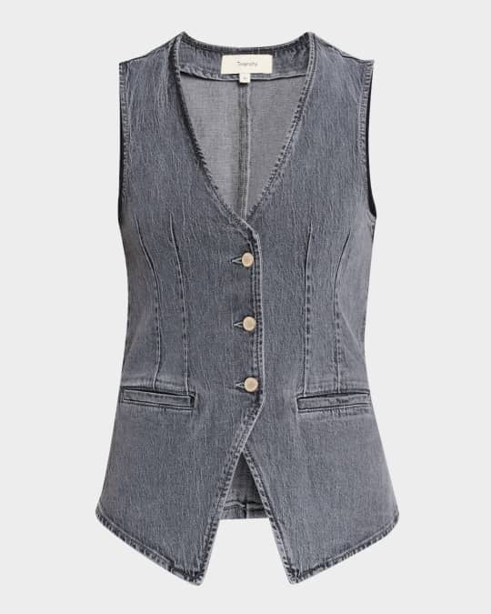 Monica Tailored Denim Vest