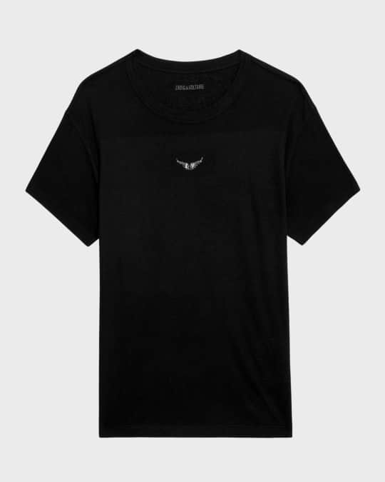 Zadig & Voltaire Marta Heart T-Shirt- White