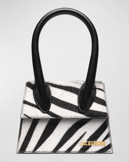 JACQUEMUS Le Chiquito Moyen レザー トートバッグ Le Chiquito Moyen leather tote bag in white - Jacquemus